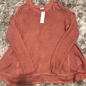 Francesca’s Fringed Sweater